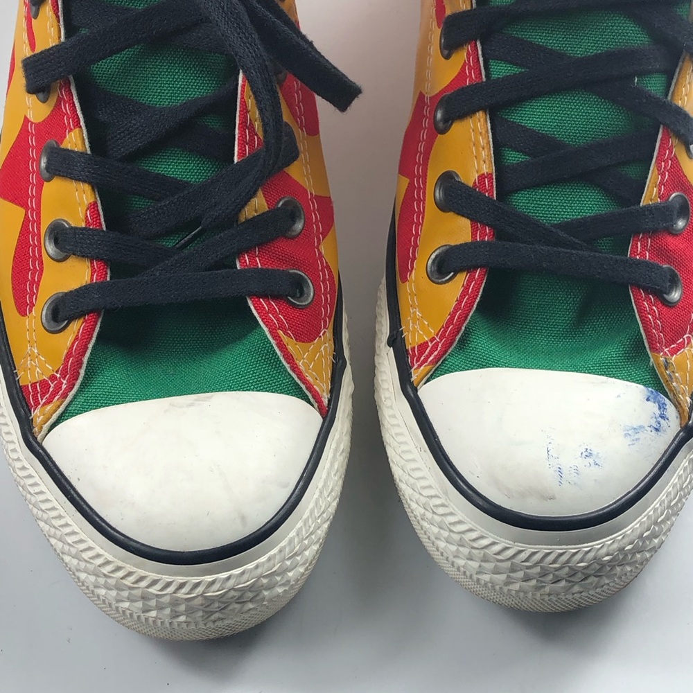 Converse Chuck Taylor All Star Print High Wordmark Shoes MENS 9/WOMENS 11 - Picture 6 of 10
